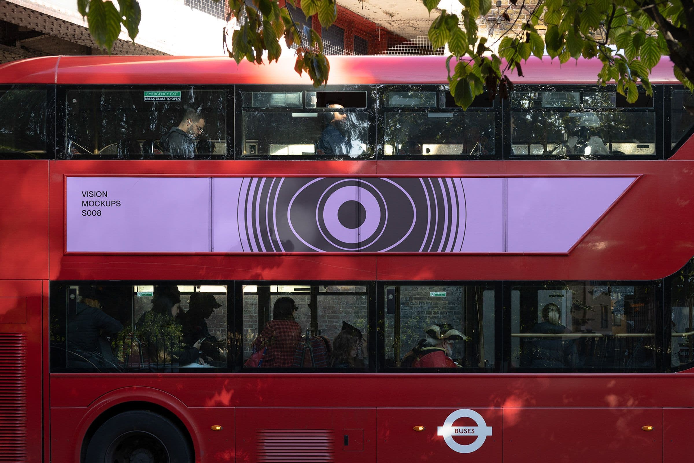 Vision S008 - Bus Sign Mockup - Image 1