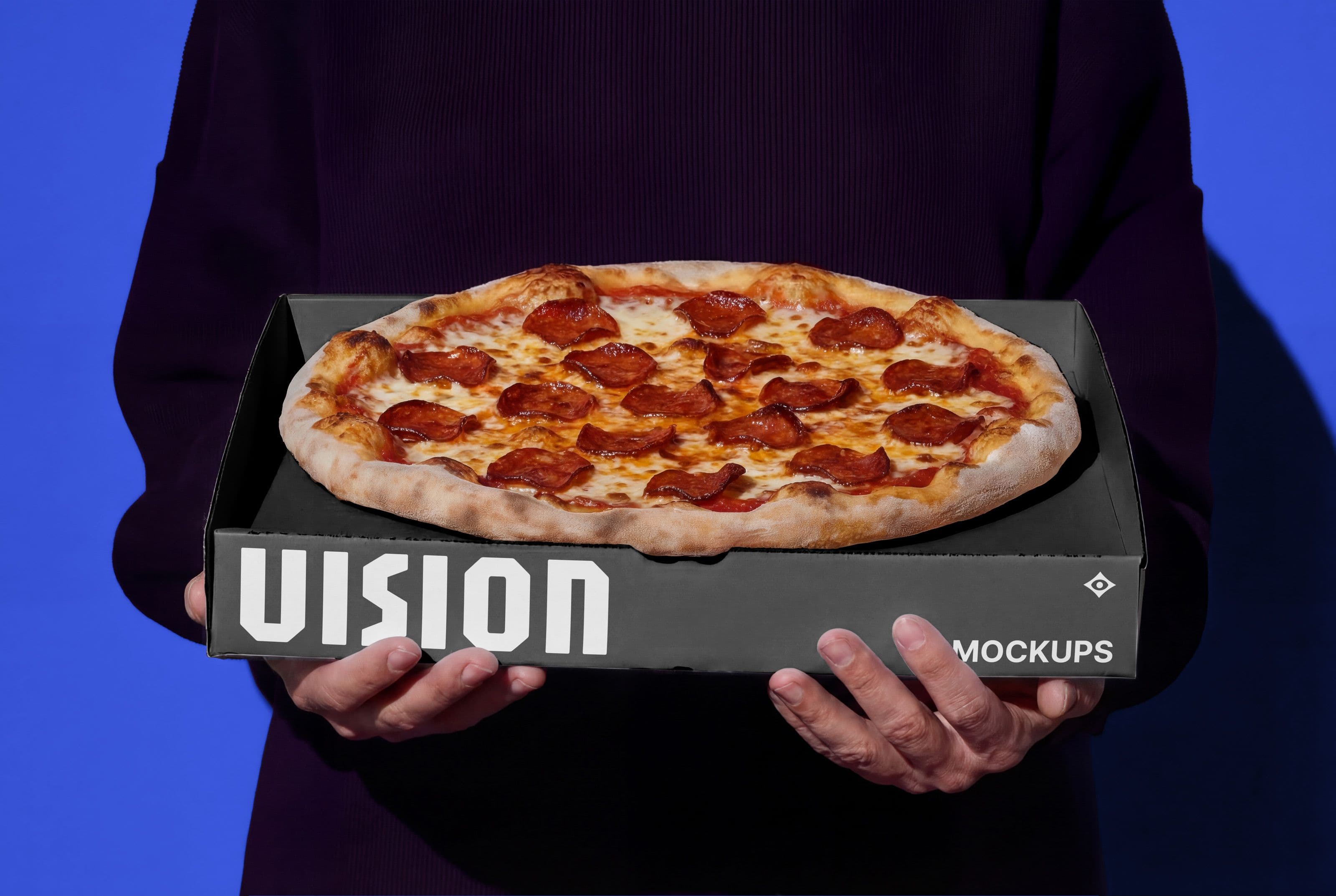 Vision S025 - Pizza Box Mockup - Image 1
