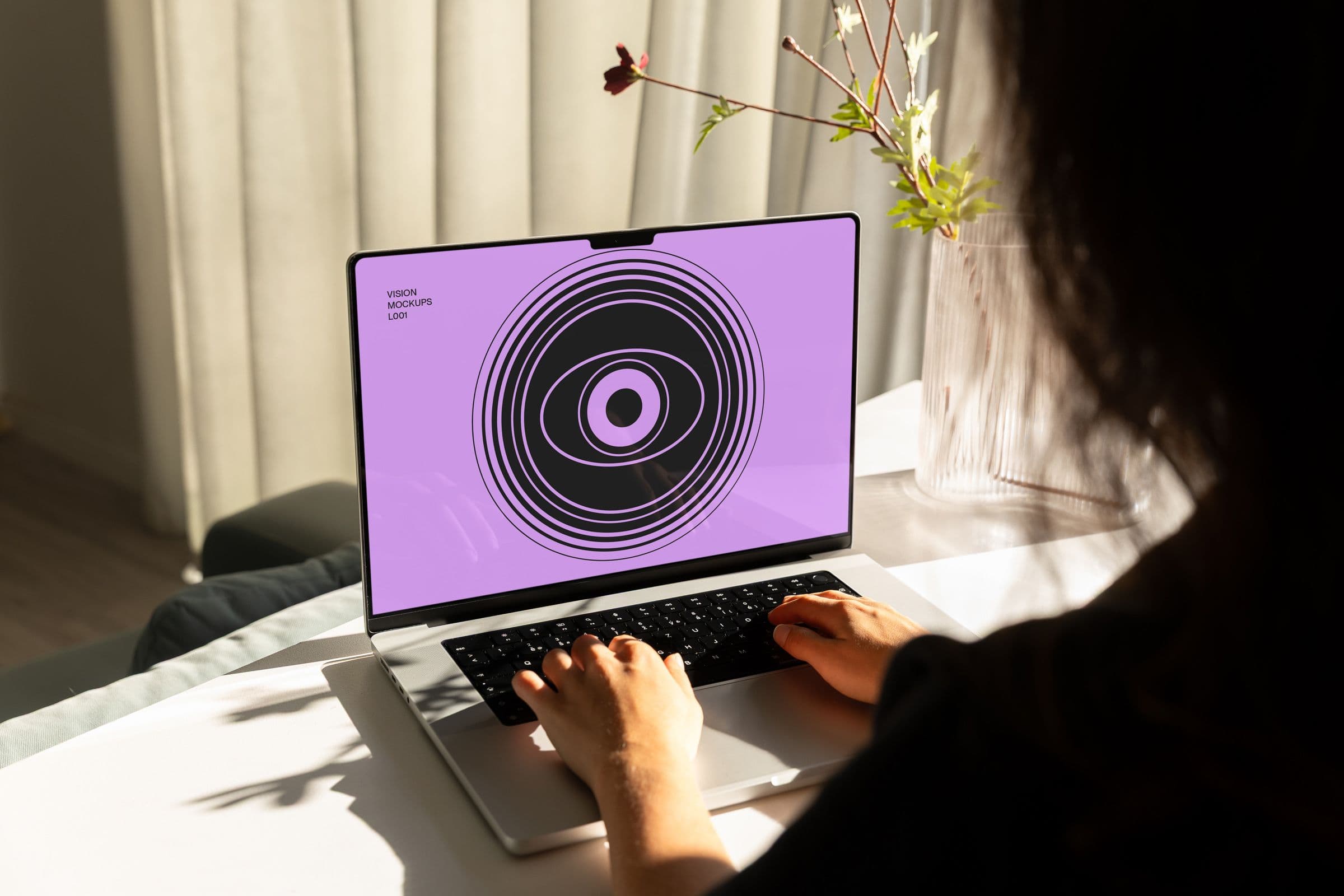 Vision L001 - Macbook Pro Mockup - Image 1