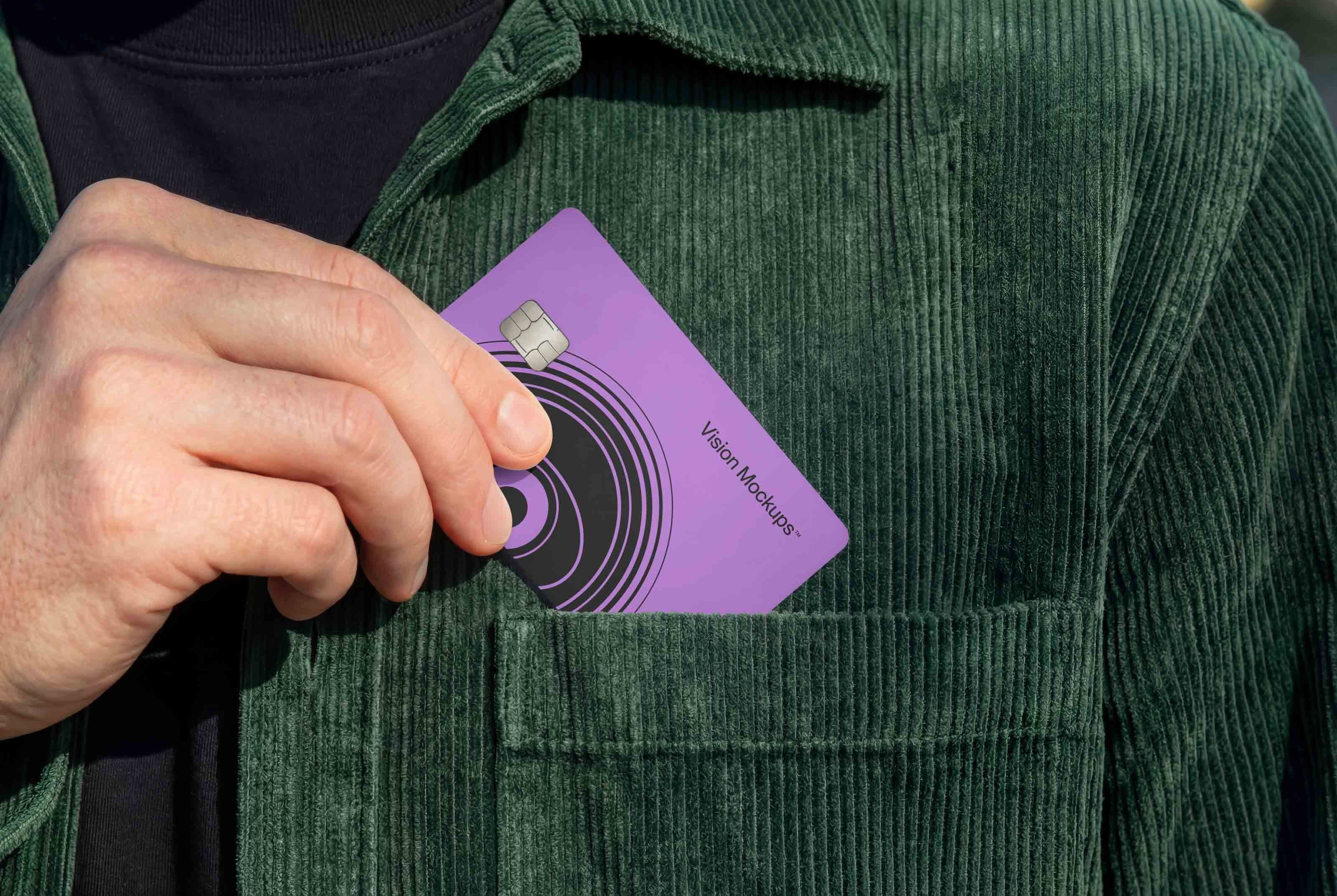 Vision P007 - Credit Card Mockup - Image 1