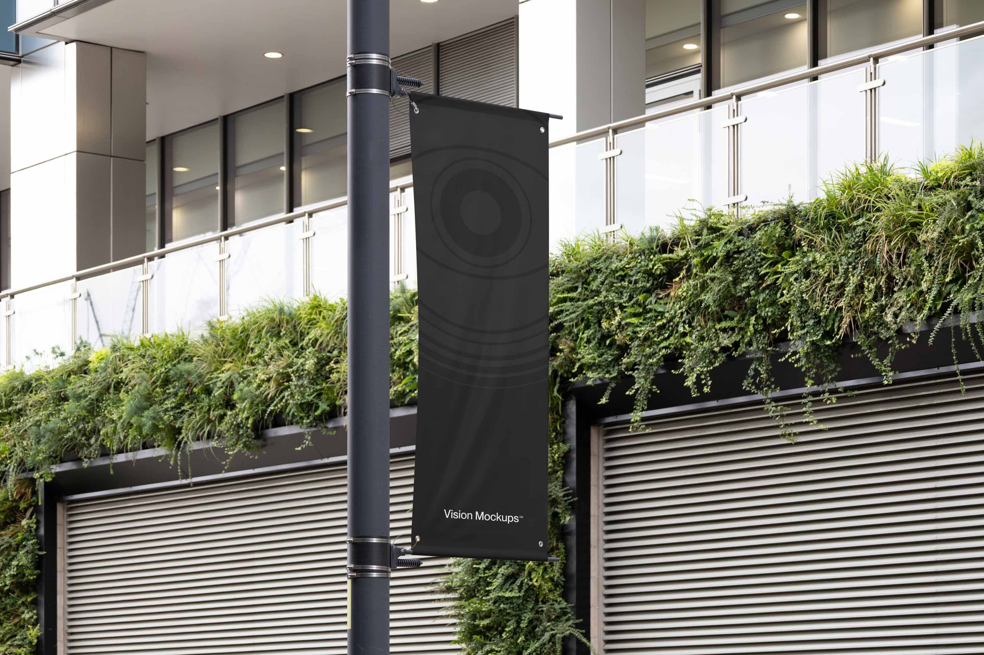Vision S021 - Urban Flag Mockup - Image 1